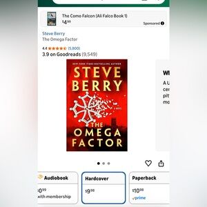 The Omega Factor Hardcover Book